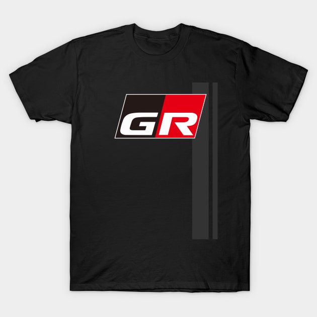 GAZOO RACING TOYOTA A91 racing stripe supra T-Shirt by cowtown_cowboy